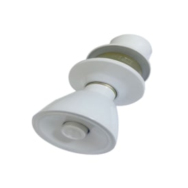 Fechadura naval botão-chave EspaçoFix Branca