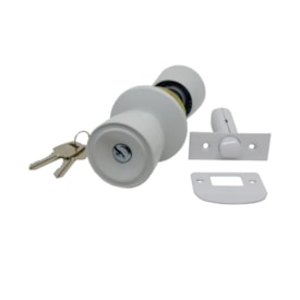 Fechadura naval botão-chave Vouga Branco