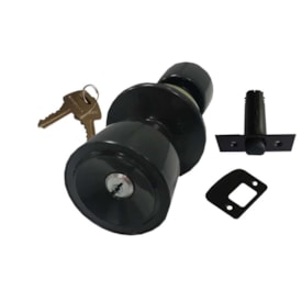 Fechadura naval botão-chave Vouga preto