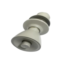 Fechadura naval EspaçoFix botão-chave p/ divisória bege