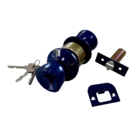 Fechadura naval Genérico cylindrical forte p/ divisória azul