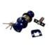 Fechadura naval Genérico cylindrical forte p/ divisória azul