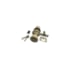 Fechadura naval Lockwell botão-chave p/ divisória 41413 bege