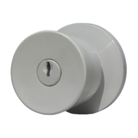 Fechadura naval Lockwell botão-chave p/ divisória 41416 branca