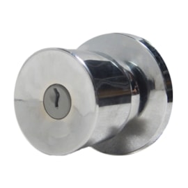 Fechadura naval Lockwell botão-chave p/ divisória 4149 cromada Fechadura naval Lockwell botão-chave p/ divisória 4149 cromada