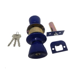 Fechadura naval Vouga botão-chave p/ divisória azul
