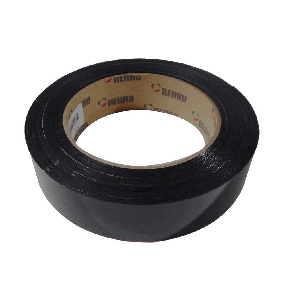 Fita de borda Rehau Cristallo Preta 35mm x 0,45mm x 20m