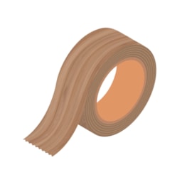 Fita de borda Tegus 65 x 0,45mm Charm nogal amendoado 20m Fita de borda Tegus 65 x 0,45mm Charm nogal amendoado 20m