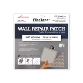 Fita reparo Drywall Adfors fibra de vidro e metal 15 x 15 cm