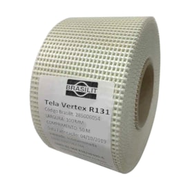 Fita telada para placa cimentícia Brasilit Vertex 100 mm rolo 50 m