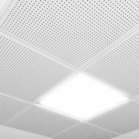 Forro de alumínio modular EspaçoForro perfurado 618 x 618 mm 2