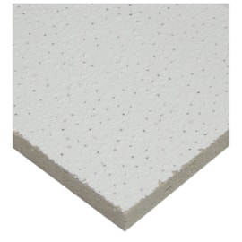Forro de fibra mineral Armstrong Ceilings Georgian lay-in branco 15 x 625 x 1250 mm