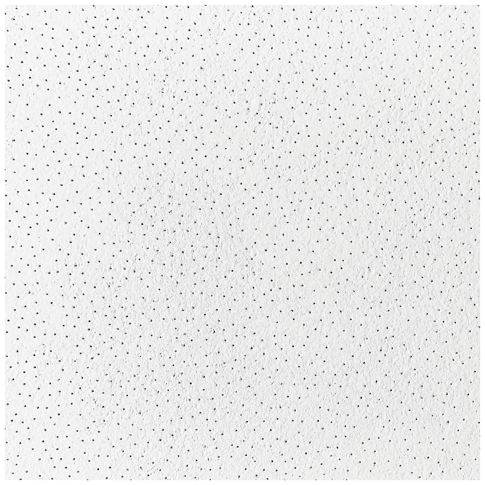 Forro de fibra mineral EspaçoForro E-decore Square branco 12 x 625 x 625mm caixa com 12 unid