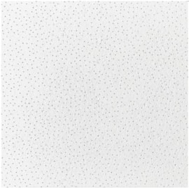 Forro de fibra mineral EspaçoForro E-decore Square branco 12 x 625 x 625mm caixa com 12 unid