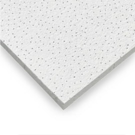 Forro de fibra mineral EspaçoForro E-decore Square branco 12 x 625 x 625mm caixa com 12 unid