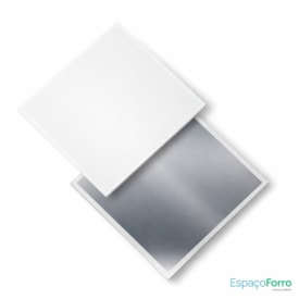 Forro de gesso lay-in EspaçoForro E-Clean branco 8 x 625 x 1250 mm 2