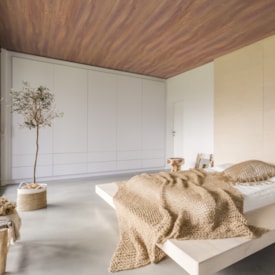 Forro de PVC em régua EspaçoForro Wood Nature cedro 8mm x 25cm x 3,80m 2