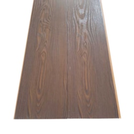 Forro de PVC em régua EspaçoForro Wood Nature Nero 8mm x 25cm x 3,8m