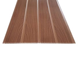 Forro de PVC em régua EspaçoForro Wood Slim novo carvalho 7mm x 25cm x 3,95m