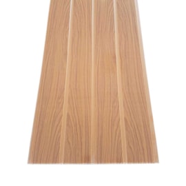 Forro de pvc em régua EspaçoForro Wood Slim novo carvalho 7mm x 25cm x 3,95m Forro de pvc em régua EspaçoForro Wood Slim novo carvalho 7mm x 25cm x 3,95m