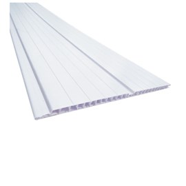 Forro de pvc em régua Plasbil Versatti branco 7mm x 20cm x 5,5m Forro de pvc em régua Plasbil Versatti branco 7mm x 20cm x 5,5m