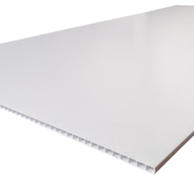 Forro de PVC modular EspaçoForro branco 7 x 625 x 1250 mm caixa 10 unid