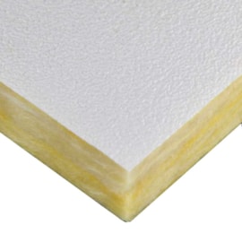 Forro em Lã de Vidro Mistral Isover Branco 15mm 625x1250mm Forro em Lã de Vidro Mistral Isover Branco 15mm 625x1250mm