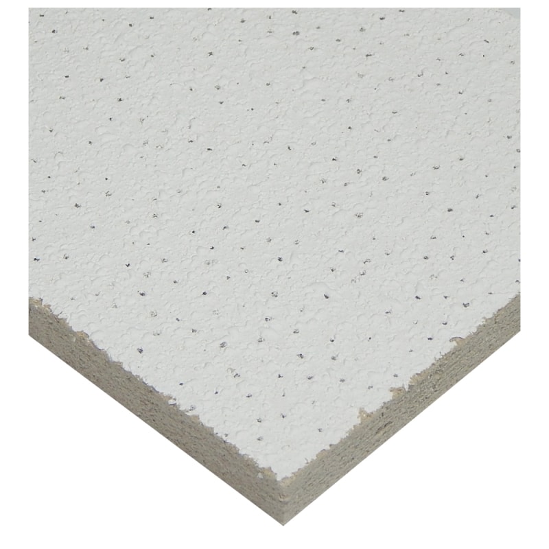 Forro mineral lay-in Armstrong Ceilings Fine Fissured branco 16 x