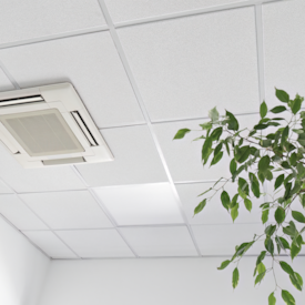 Forro mineral tegular EspaçoForro E-Decore branco 14 x 625 x 625 mm 2
