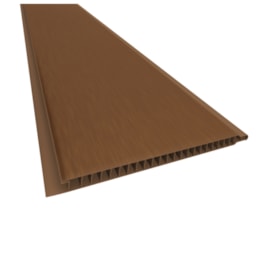 Forro PVC em régua Plasbil Mogno 200mm x 6m Forro PVC em régua Plasbil Mogno 200mm x 6m