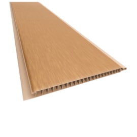 Forro PVC em Régua Plasbil Relevo Carvalho 200mm x 6m x 10mm Forro PVC em Régua Plasbil Relevo Carvalho 200mm x 6m x 10mm
