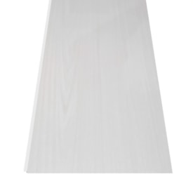 Forro vinílico em régua EspaçoForro Wood Nature snow 8 x 250 x 3800 mm