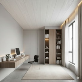 Forro vinílico em régua EspaçoForro Wood Nature snow 8 x 250 x 3800 mm 2