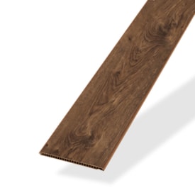 Forro vinílico em régua EspaçoForro Wood Nature walnut 8 x 250 x 3800 mm