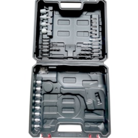Furadeira de impacto EspaçoFix maleta com 27 peças 550W 220V