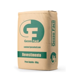 Gesso Revestimento Gesso Fácil 40 kg
