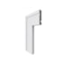 Guarnição e boiserie de poliestireno Santa Luzia 456 Branco 16 x 70 x 2400 mm