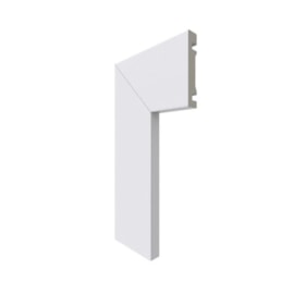 Guarnição Poliestireno Santa Luzia 473 Branco 13mm x 50mm x 2400mm Guarnição Poliestireno Santa Luzia 473 Branco 13mm x 50mm x 2400mm