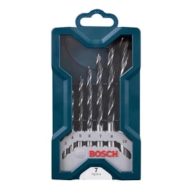 Jogo de brocas para madeira Bosch Mini X-Line 7 pçs