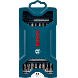 Kit de pontas Bosch Mini X-Line Azul 25 peças