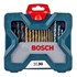 Kit de pontas e brocas Titânio Bosch X-Line Azul 30 peças