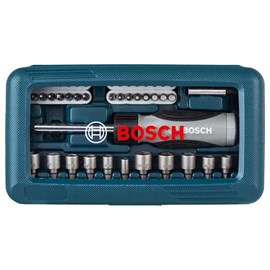 Kit de pontas e soquetes Bosch Azul 46 peças