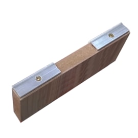 Kit para puxador de alumínio perfil MMO 0425 Colegato 5cm - pacote 8 pçs