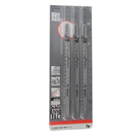 Lâmina serra tico-tico extra clean hard Bosch T308 BOF pacote 3 unid