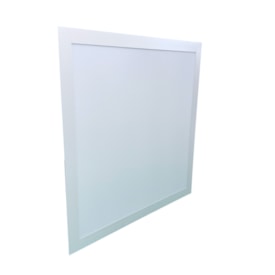 Luminária LED Plafon embutir EspaçoLux quadrada luz amarela 30W 3000K 400 mm