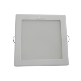 Luminária LED Plafon embutir Intral Piazza quadrada 130mm x 130mm