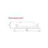 Luminária LED Plafon embutir Intral Tondo redonda 130mm