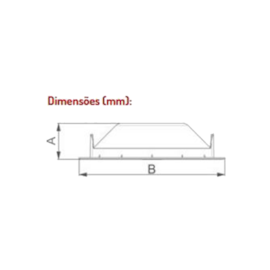 Luminária LED Plafon embutir Intral Tondo redonda 185mm