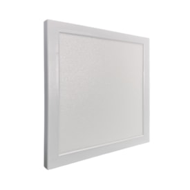 Luminária LED Plafon sobrepor EspaçoLux quadrada luz amarela 30W 3000k 400mm