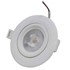 Luminária LED Spot embutir EspaçoLux redondo luz branca 7W 6.500k 90mm